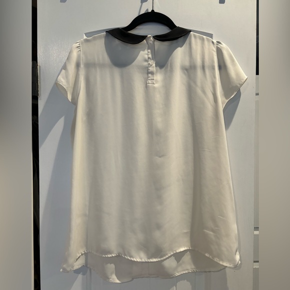 LOFT BLOUSE BLACK AND WHITE - Picture 2 of 4